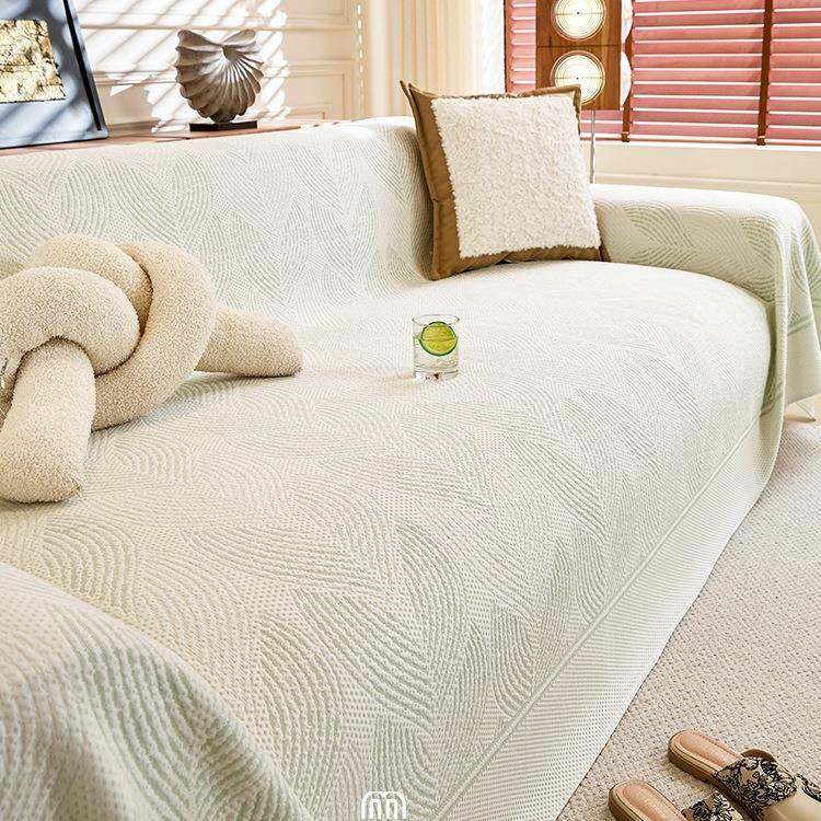 越家槿夏季凉豆木豆FS759207沙发全巾坐垫凉蔓感丝沙发套罩包冰丝