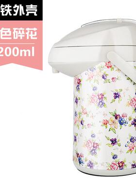 气按压式保温壶压式热49587水瓶玻瓶璃内胆暖壶大容量保温家用