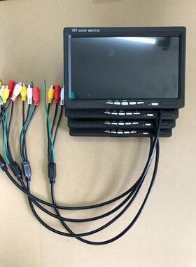 车载车用led7寸显器示OCZ器架示器倒支车显后视显示显示屏便携