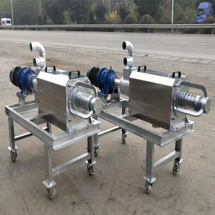 干湿猪粪豆便固液分离养殖场水猪屎水用渣挤压机机牧ZRY场斜筛式