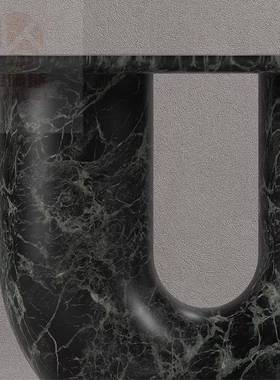 意极12506简天然式理石玄关台设计大师款厅别墅客家用入户桌