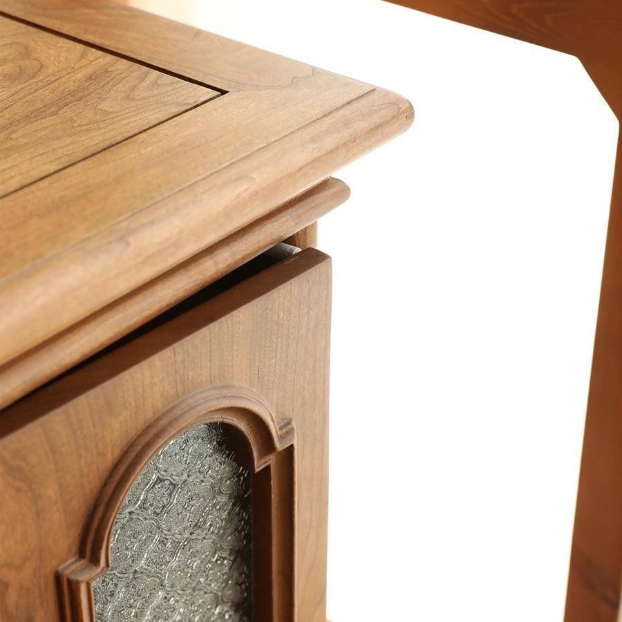 式实木中古vinta木ge实木美PUS收纳展示柜复樱古玄关柜桃客厅茶水