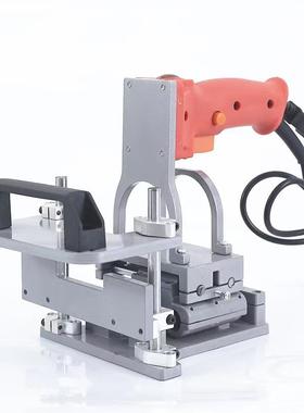 全铝机二合一开槽机隐形扣件槽机二合JY-01010开一连接件提手开孔