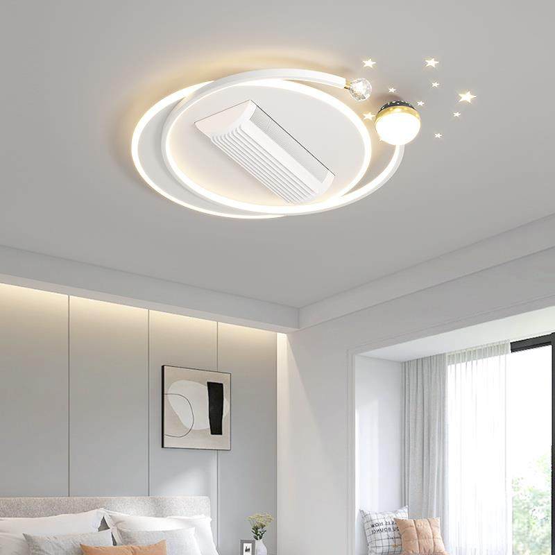 大灯厅灯现代BAG简约202带3卧新款客全光谱风扇的吸顶灯室无叶风