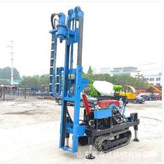 履光伏钻孔机茶山地螺旋拧地钉桩机厂带英森71150达园小型拧光伏