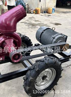 拖拉机型带动抽水机小抽水机水灌溉泵抽柴油灌溉泵87922工地排水