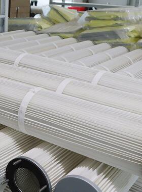 膜覆*长滤筒布1501500替代除尘袋水泥行VFP业除尘环保达标排放