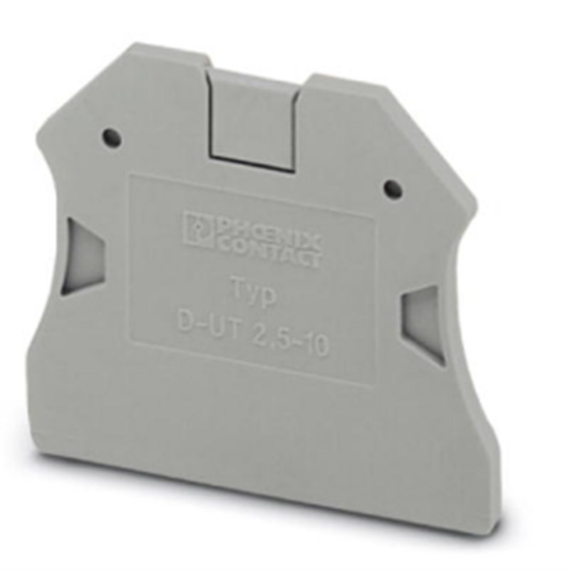 菲尼克斯 接线端子 接线排 端板 隔板 挡板 D-UT2.5/10  3047028