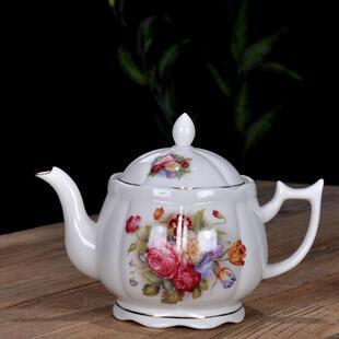 茶壶大容量壶茶水20194150高温陶瓷凉水耐壶中式 茶壶泡家用老式 陶