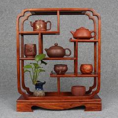 博古架小号茶壶架古董架置物架茶具架桌面摆件实木中式多宝阁
