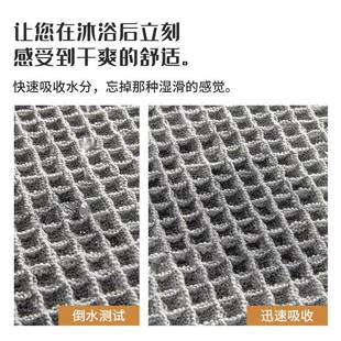 生间地垫浴室门卫进门防滑脚垫家用口1华夫格姚硕0744流苏吸水垫