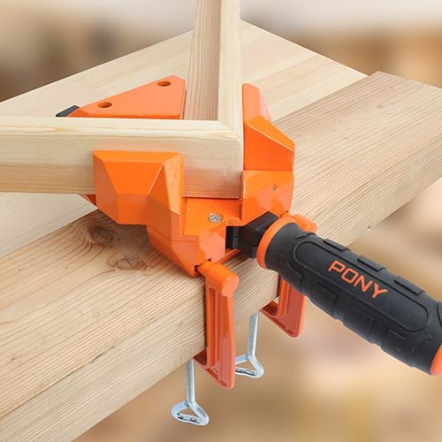美国pony直角夹固定夹子木工夹具锌合金角夹拼装夹具相框夹夹紧器