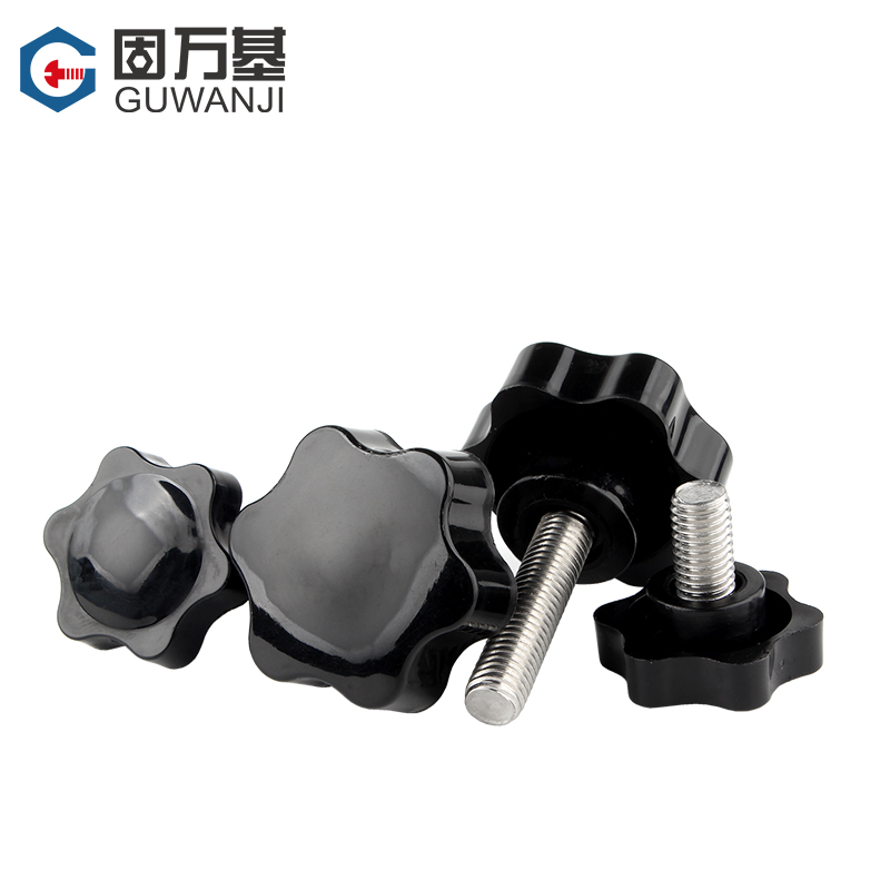 304不锈钢梅花手柄螺丝六星把手星形胶木旋钮手拧螺栓M4M5M6M8M10