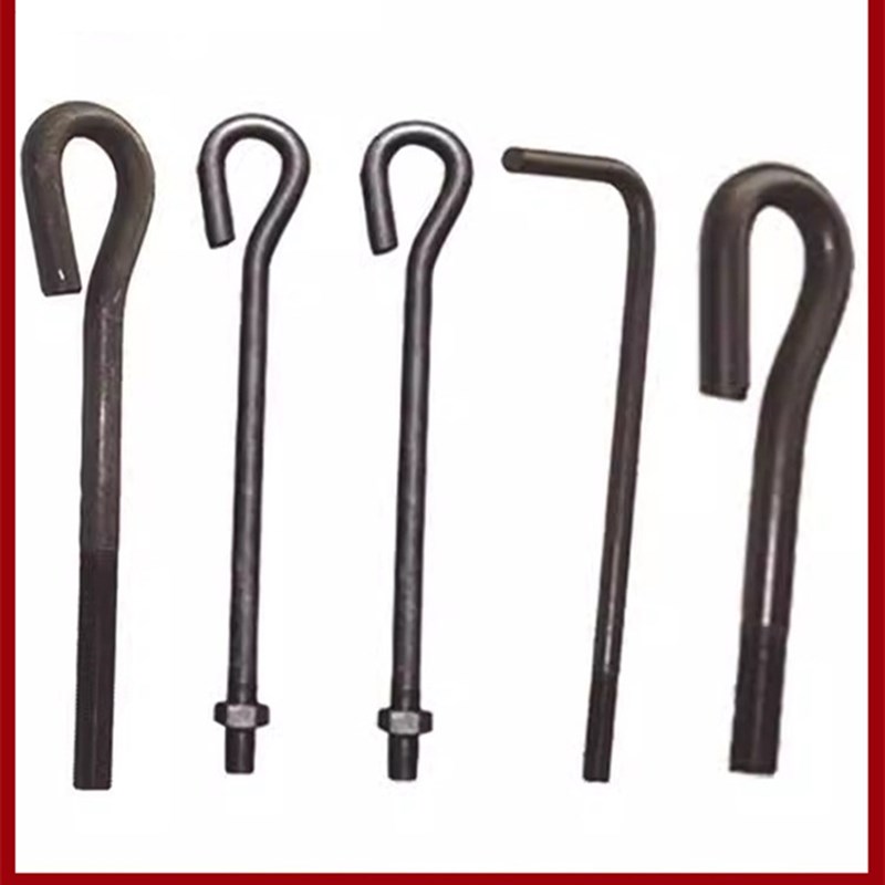 浙江钢结构地脚丝镀锌锚栓地脚螺栓预埋件7字9字伞把L型m24m30m20