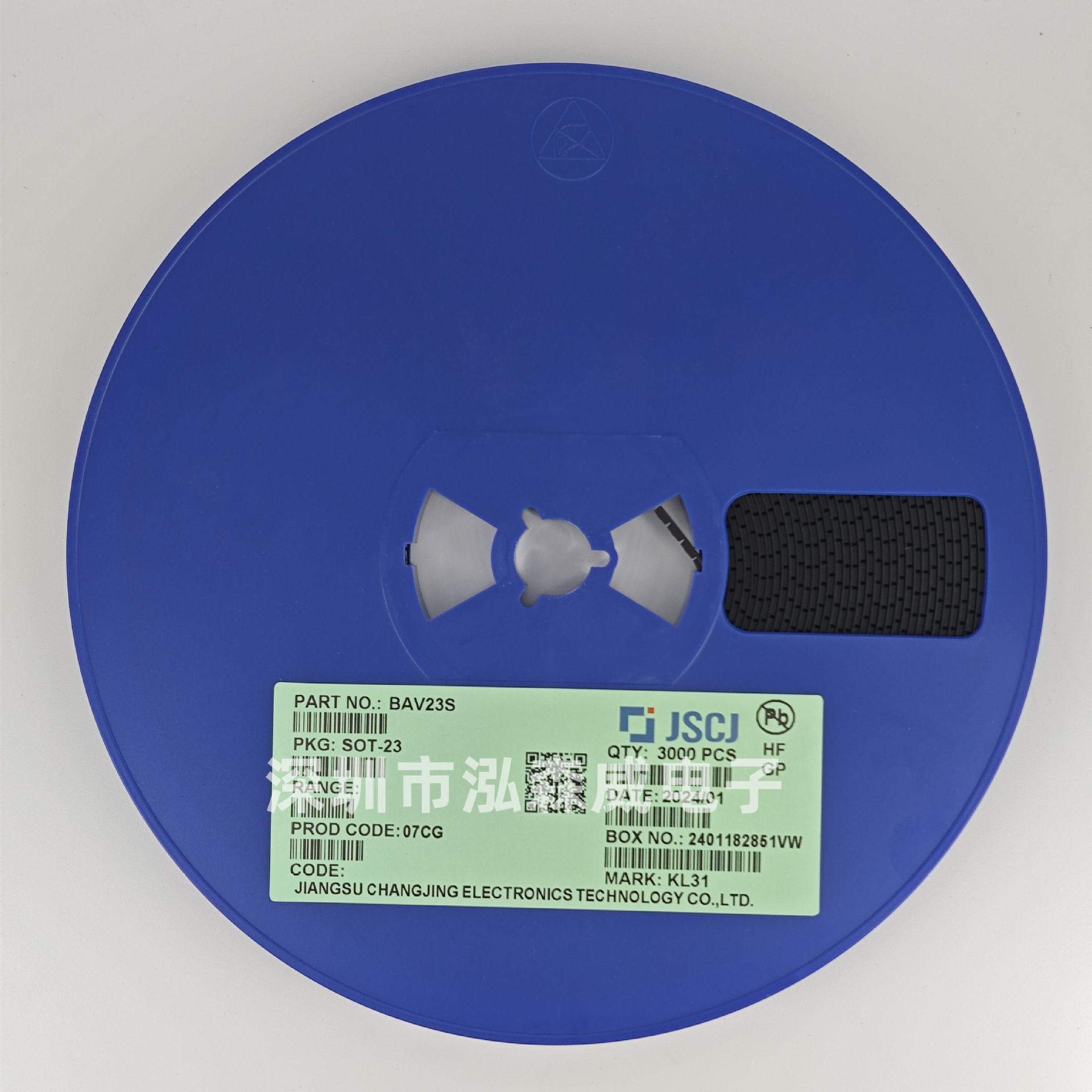 CJ长电长晶BAV23S BAV23C BAV23A丝印KL31 KT6 KT7  SOT-23二极管