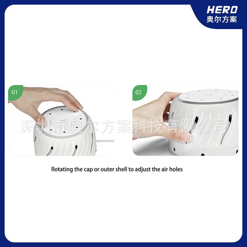 DP011奥尔祝眠改善失眠安抚婴儿屏蔽噪音app智能方案白噪音暖光灯