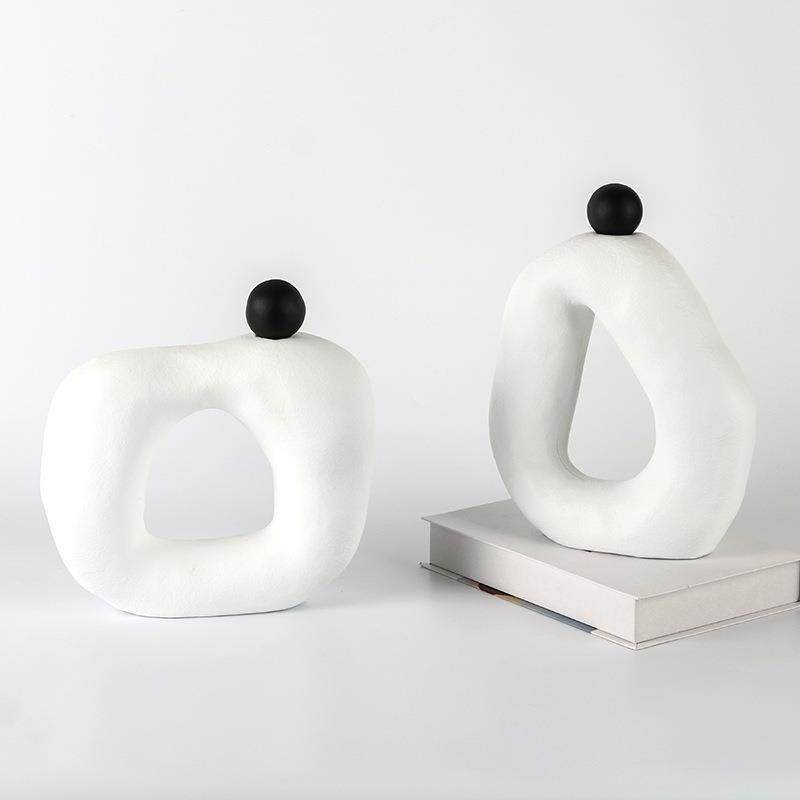 现代几何创意艺术摆件样板间客厅电视柜装饰品书柜软装摆设工艺品,电子/电工,接线端子,淘宝优惠券,粉丝福利购,淘宝优惠卷