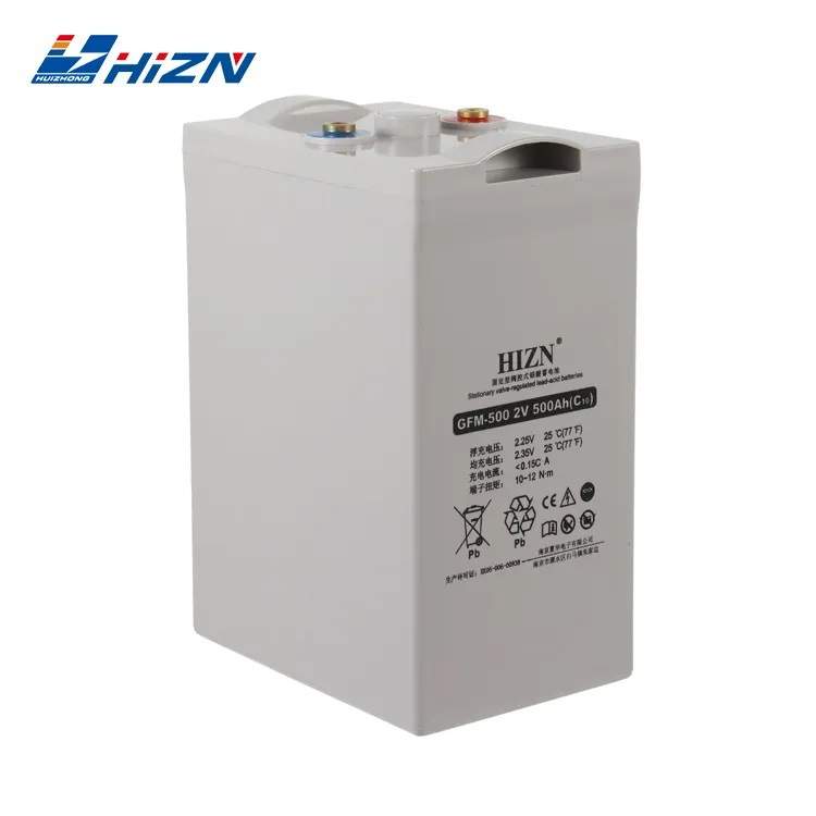 AGM铅酸蓄电池免维护蓄电池2v500ah电站UPS EPS电池汇众电池