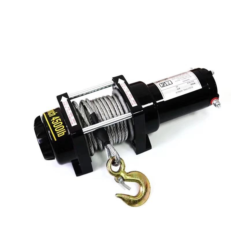 电动绞盘12v24v汽车绞盘越野车自救车用起重卷扬机车载绞盘