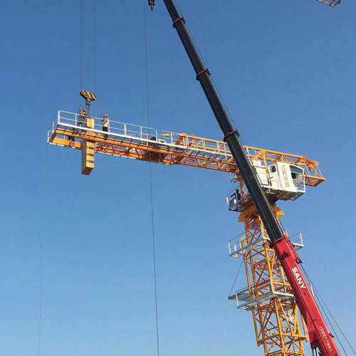 QTZ系列6015平头尖头式8T塔机建筑施工专用塔式起重机塔吊