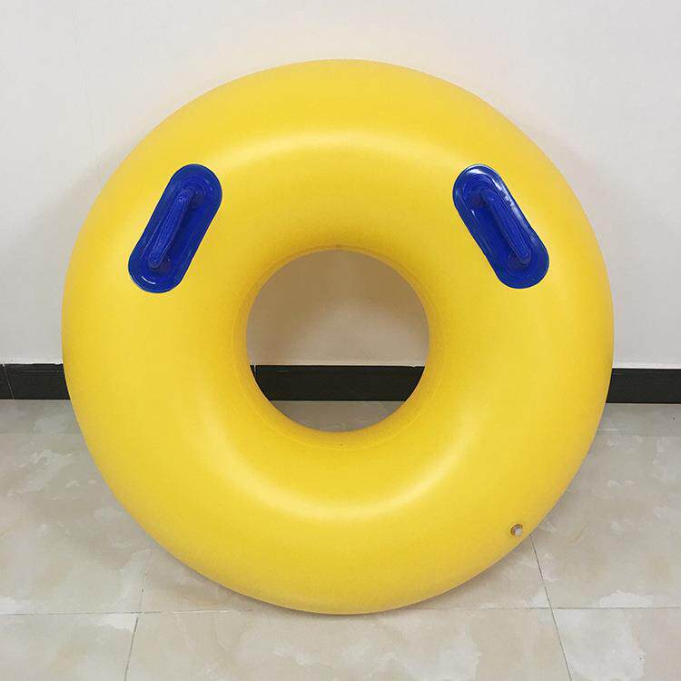 工厂PVC充气加厚单人双人皮筏多人滑水器水上乐园河道滑水圈