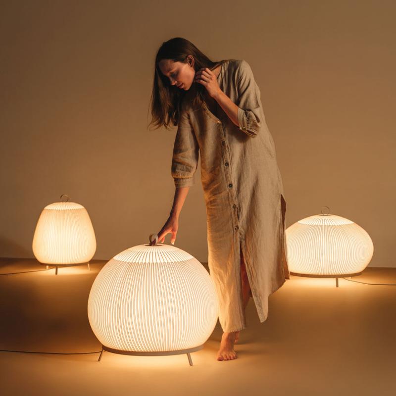 VibiaKnit西班牙设计师氛围台灯现代奶油风客厅卧室蘑菇落地灯