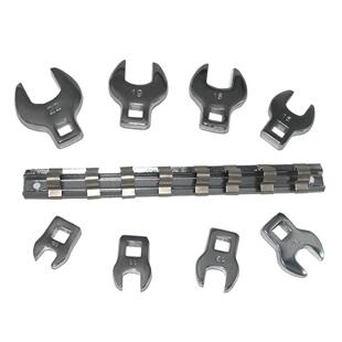 8件套公制牛角扳手3/8新颖二用扳手头四方头五金工具扳手组套