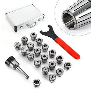 ER32弹簧夹头套装19Pcs雕刻机铣床用弹性筒夹19支装电商