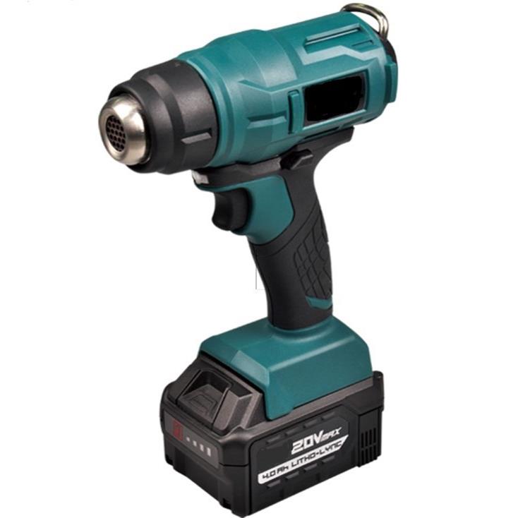 20V4.0Ah充电式锂电热风枪工业烤枪移动加热器开关锁扣/挂钩携带