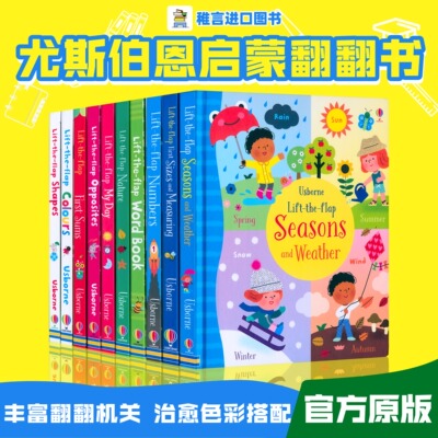 Usborne Lift-the-flap Maths English Coding 英文原版 尤斯伯恩百科 3-6岁纸板翻翻书 数学加法