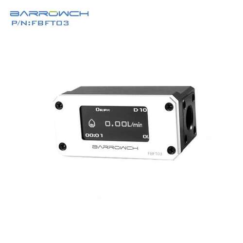 Barrowch电脑水冷 数显 水冷 OLED 流量计 FBFT03