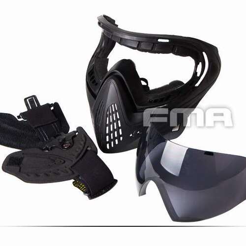 FMA F1单层彩弹户外面罩 防尘防护镜片 FM-F0023 F0024