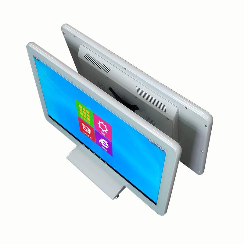 桌面式双屏触摸一体机人脸识别设备业务受理查询机广告机