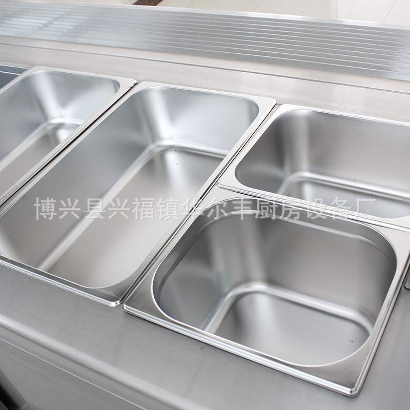 中式保温柜式售饭台点菜柜各种不锈钢售饭台售菜台厨房设备
