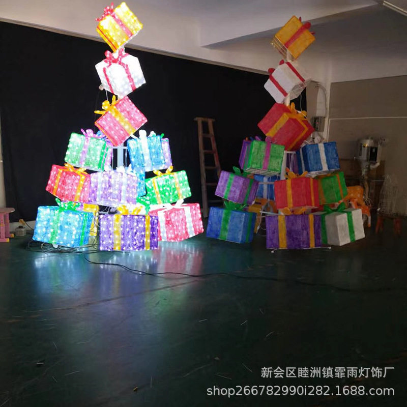 LED滴胶藤条圣诞树造型灯