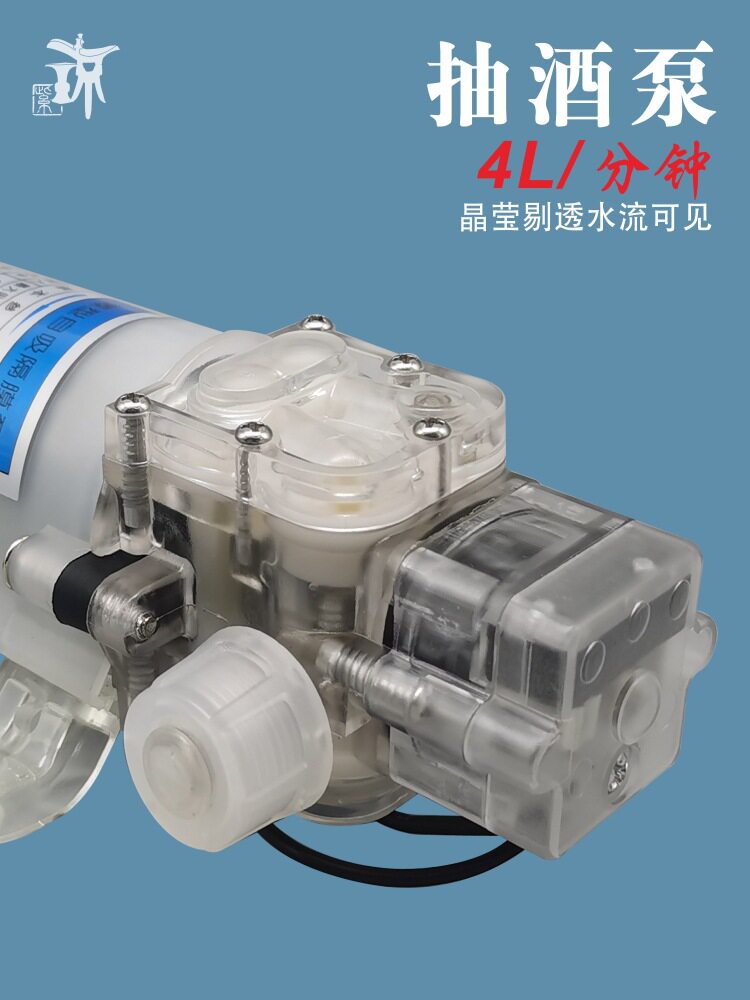 抽酒泵家用电动抽酒器自吸小型水泵吸酒器白酒自吸酒泵12V