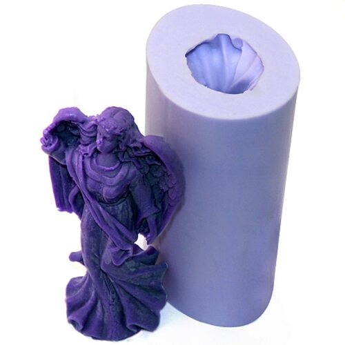 妮可R1010 立体天使硅胶模具 手工皂模具 蜡烛模具 香皂肥皂皂模