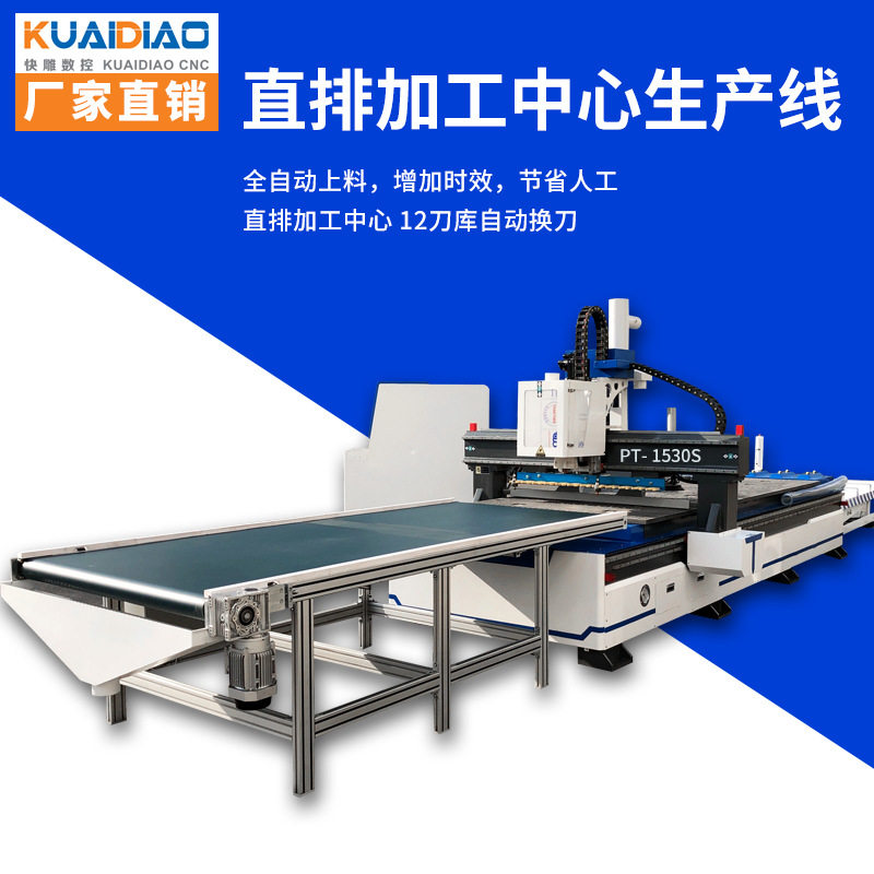 全自动上料数控板式开料雕刻机