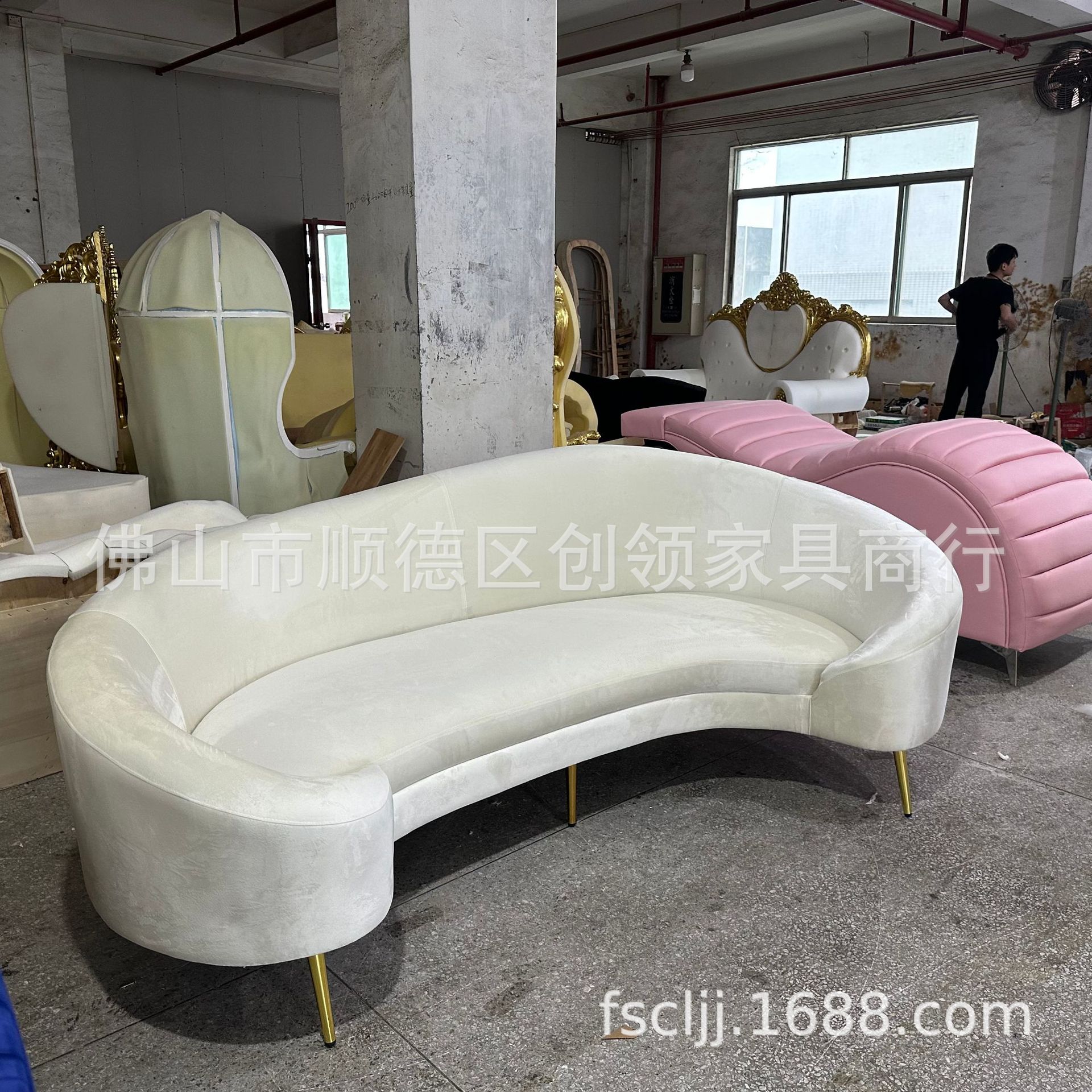 厂家定制酒店会所接待沙发