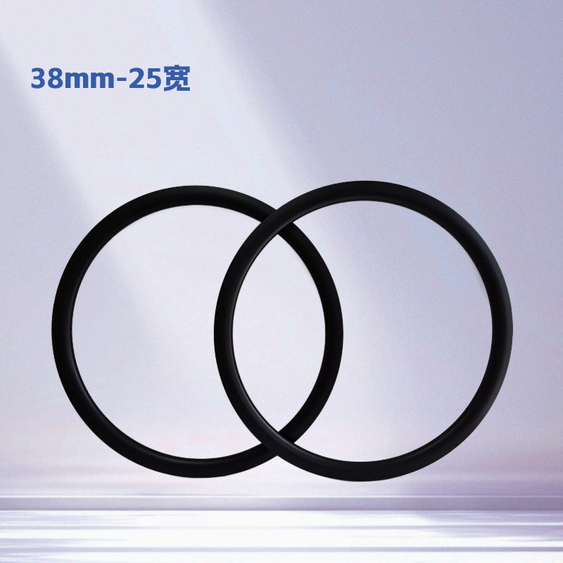700C UD 碳纤维公路车轮圈38MM框高开口真空25mm宽 碟刹厂家直销