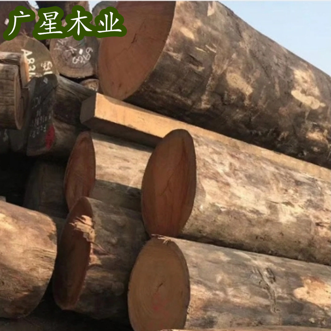广星木业红色硬杂木户外枕木