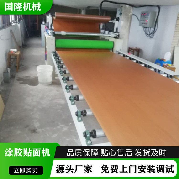 自动上板码垛贴膜机免漆生态板