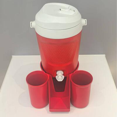 4升4L带杯座冰桶保温冷藏箱保冷保冷咖啡保温桶cooler jug
