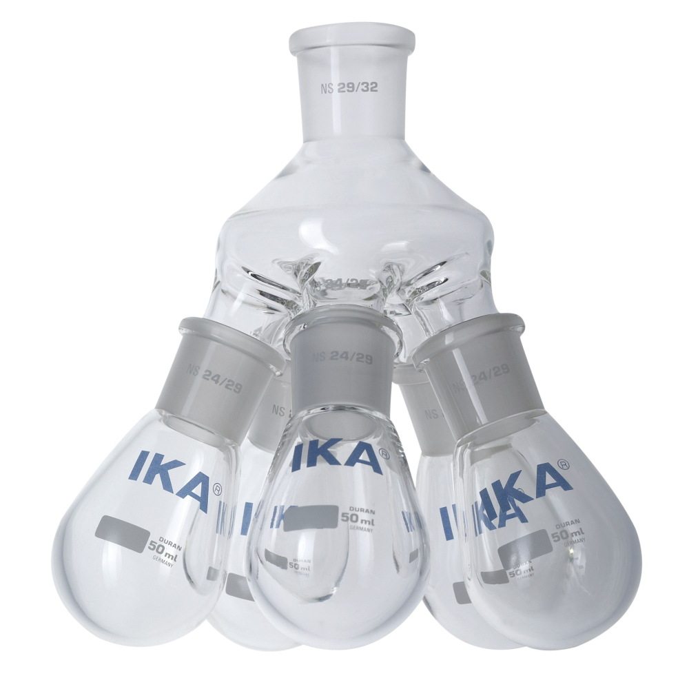 德国IKA RV 10.607 多歧管蒸发瓶100ml 适配 RV3/8/10旋转蒸发仪