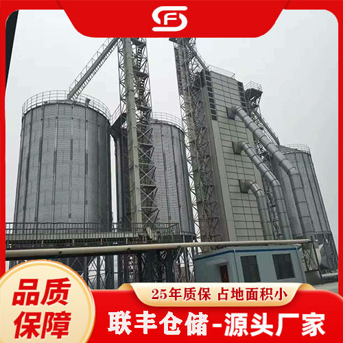 联丰仓储100吨小麦钢板仓自动卸