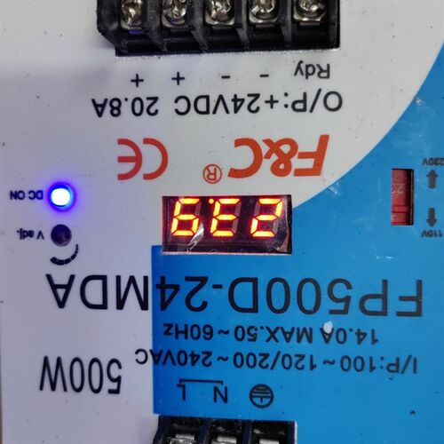 FP500D-24MDA 嘉准F&C导轨电源开关500W 24VDC 20.8A FP500D24MDA
