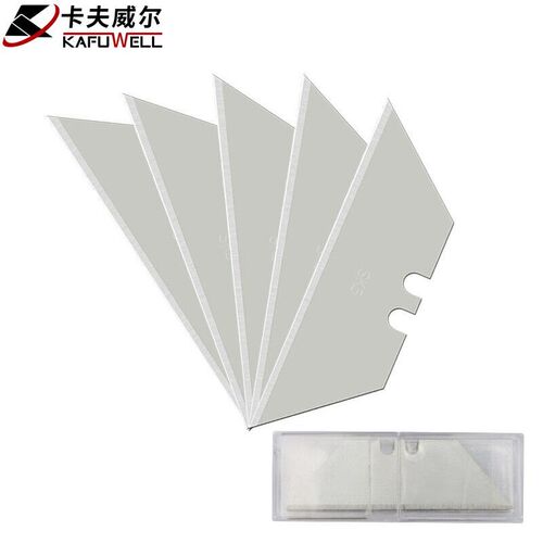 卡夫威尔SK5割皮刀刀片重装美工刀折叠壁纸刀60mm梯形10片KU3542