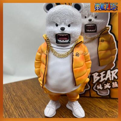 15cm One Piece Bepo Anime Figure White Bear Kawaii Action Fi