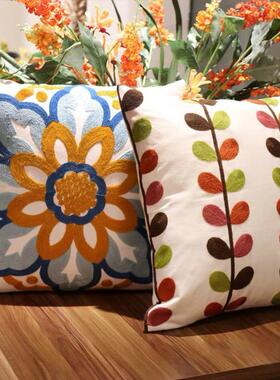 Throw pillow sofa back cushion cover velvet Pillow case