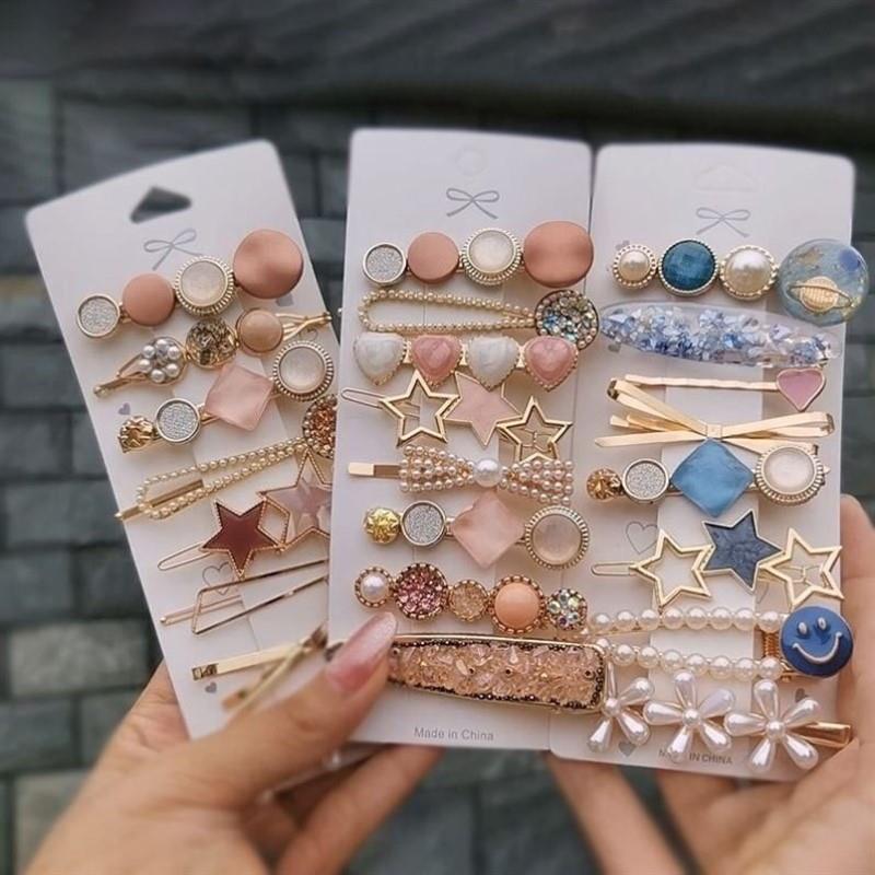 Hair clip Ins bangs hair Suit Trinkets woman Headwear